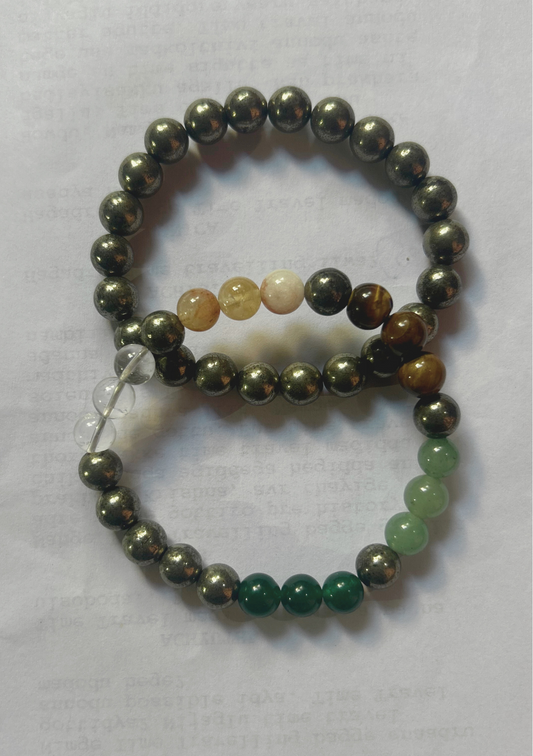 Money Magnet & Pyrite Bracelet Combo With Lab Tested Certificate