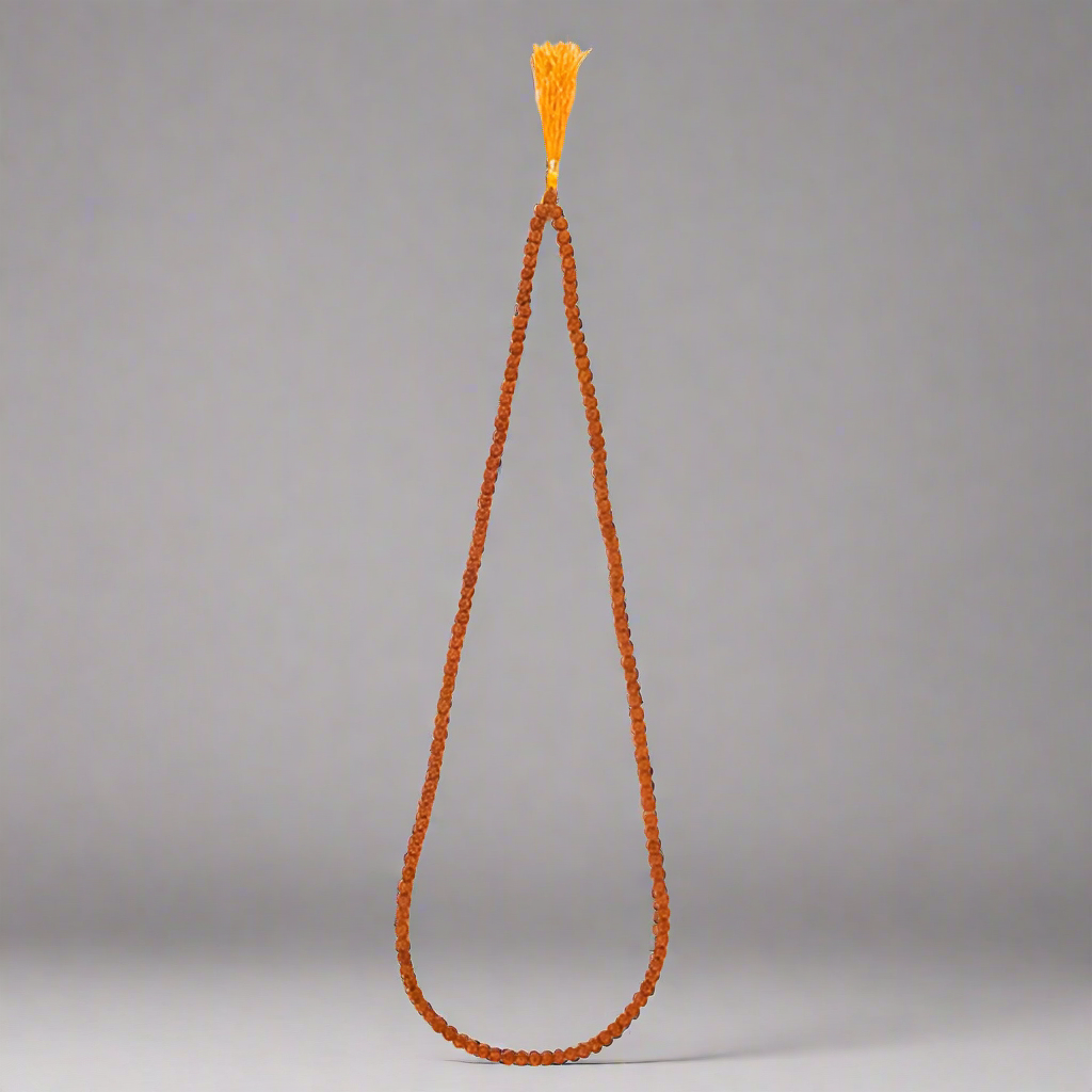 5 Mukhi Nepali 5mm Rudraksha Mala (Preferred For Female)