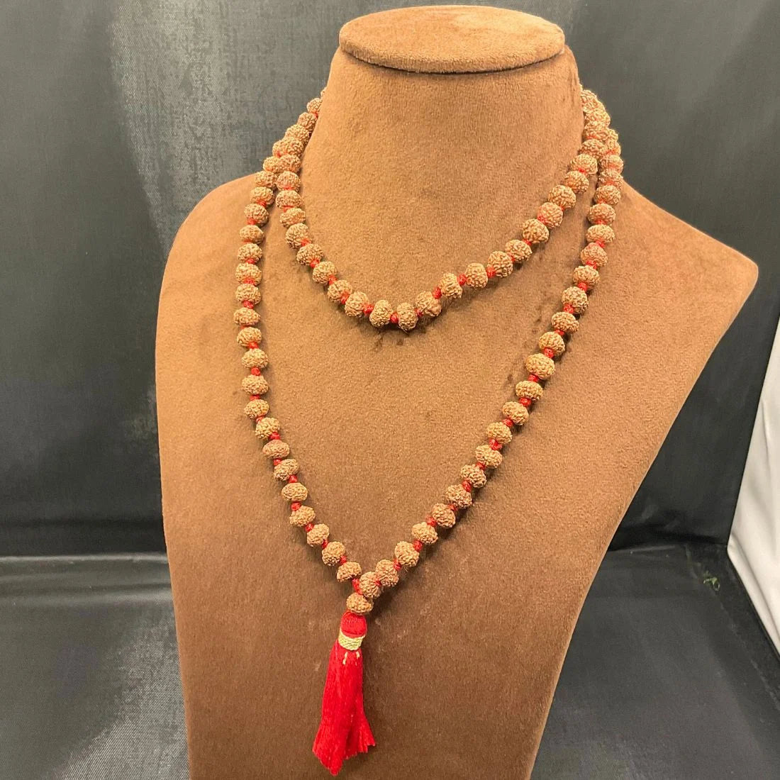 9 Mukhi Indonesian Rudraksha Mala With Lab Certificate