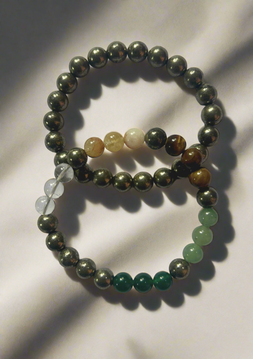 Money Magnet & Pyrite Bracelet Combo With Lab Tested Certificate